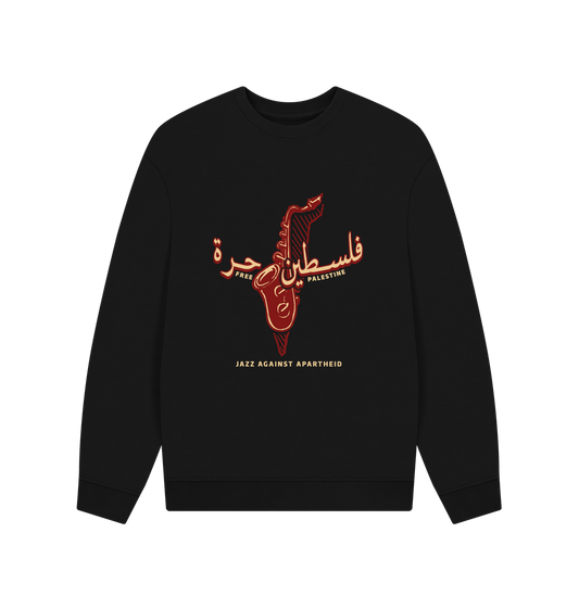 Black Printed Sweater